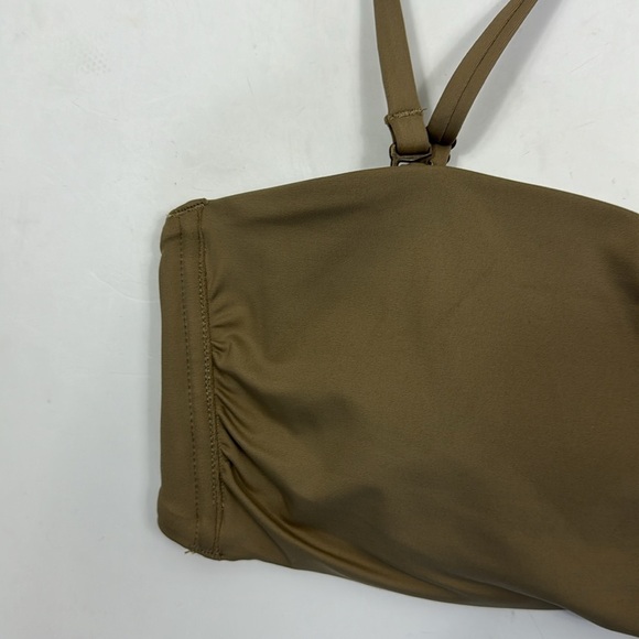Andie Bikini Top Women's M Olive Convertible Straps NWT The Bora Bora Top 7768 - Picture 3 of 12
